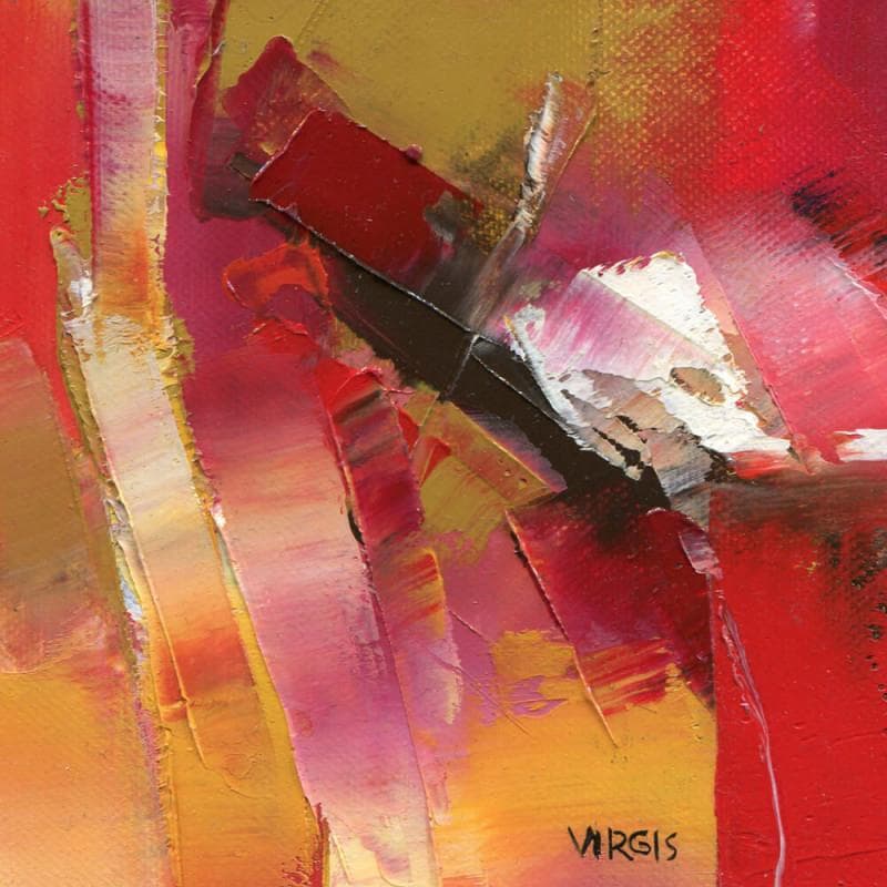 Painting Intensity by Virgis | Painting Abstract Minimalist Oil