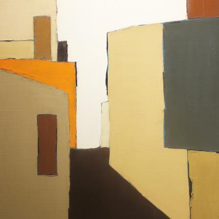 Painting Ouverture by Marteau Frederique | Painting Abstract Oil