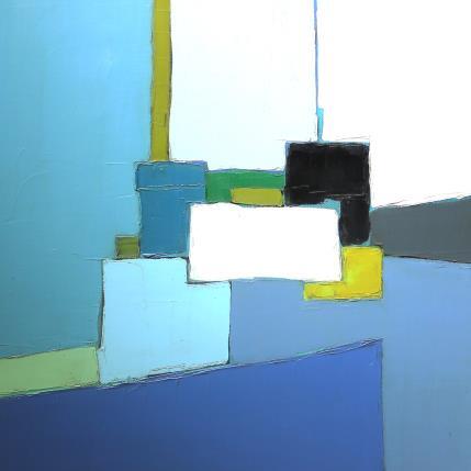 Gemälde Equilibre von Marteau Frederique | Gemälde Abstrakt Öl Landschaften