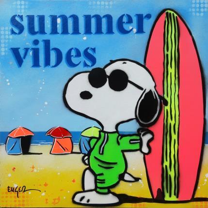 Gemälde SUMMER VIBES von Euger Philippe | Gemälde Pop-Art Acryl Pop-Ikonen