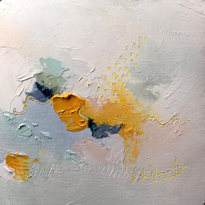 Painting le bonheur est partout  by Dumontier Nathalie | Painting Abstract Minimalist Oil
