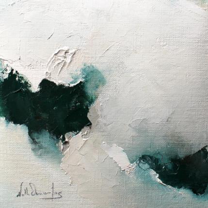 Painting se découvrir sur le chemin by Dumontier Nathalie | Painting Abstract Oil Minimalist