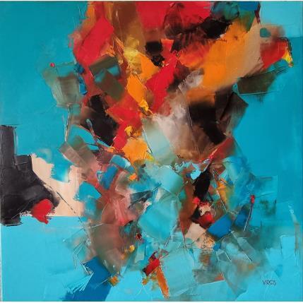 Peinture Tomorrow is sunday par Virgis | Tableau Abstrait Huile Minimaliste