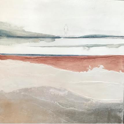 Painting CHAMPAGNE SUPERNOVA by Roma Gaia | Painting Naive art Acrylic, Sand Minimalist