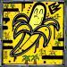 Peinture Banana party par Ralau | Tableau Pop-art Nature Acrylique Posca