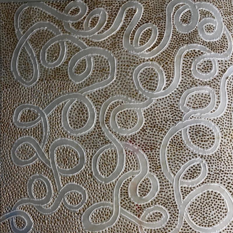 Painting Mots mêlés  by Caviale Marie | Painting Abstract Minimalist