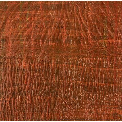 Peinture Corail par Caviale Marie | Tableau Abstrait Minimaliste