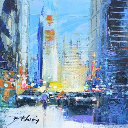 Peinture Seul par Frédéric Thiery | Tableau Figuratif Acrylique Paysages