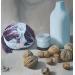 Painting Natura magica con radicchio by Parisotto Alice | Painting Figurative Still-life Oil