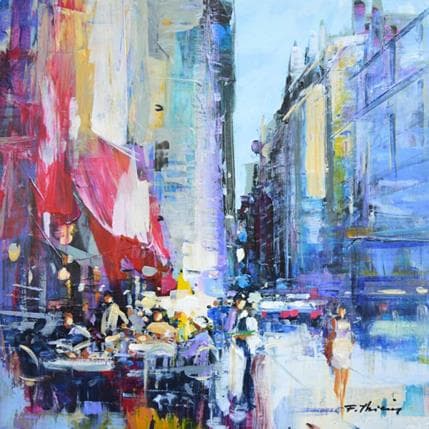 Peinture Tournée générale par Frédéric Thiery | Tableau Figuratif Acrylique Paysages