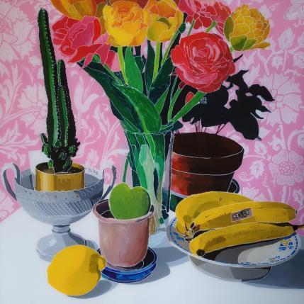 Painting Aux quatre coins du monde by Auriol Philippe | Painting Figurative Acrylic, Plexiglass, Posca Still-life