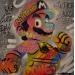 Painting Mario by Lemoine Mael | Painting Pop-art Pop icons Graffiti Acrylic