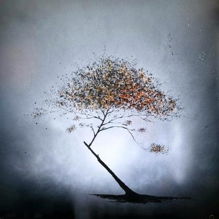 Pintura Terra Nova por Rey Julien | Pintura Figurativo Hoja de oro, Lacquer Naturaleza