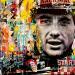 Peinture AYRTON THE GREATEST par Novarino Fabien | Tableau Pop-art Icones Pop Collage