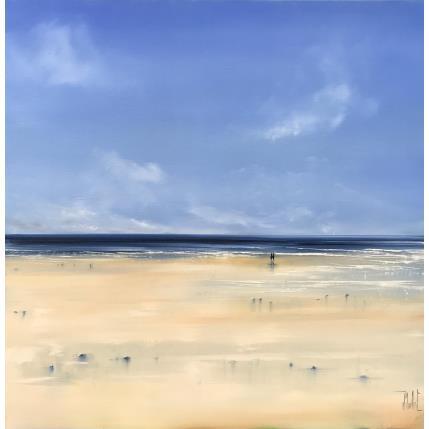 Painting Nos moments doux by Guillet Jerome | Painting Figurative Oil Marine