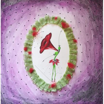 Painting A braccia aperte verso le crome by Nai | Painting Surrealism Acrylic, Gluing Life style, Music, Still-life