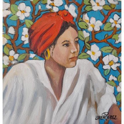 Peinture Encore un peu d été par Lorene Perez | Tableau Figuratif Huile