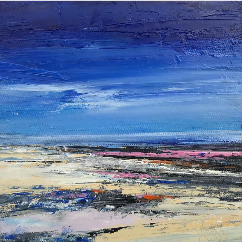 Painting Crépuscule by Dessein Pierre | Painting Figurative Marine Oil