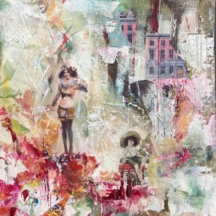 Painting Apprendre sans instructions by Bergeron Marie-Josée | Painting Surrealism Acrylic, Gluing, Oil Pop icons