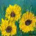 Pintura Summer Yellow por Shahine | Pintura Figurativo Aceite