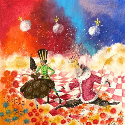 Peinture Casse noisettes et le Roi par Nai | Tableau Surréalisme Acrylique, Collage Cinéma, Musique, Nature