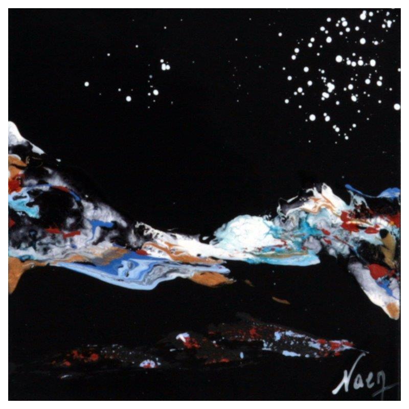 Painting C2278 by Naen | Painting Abstract Minimalist Acrylic Ink