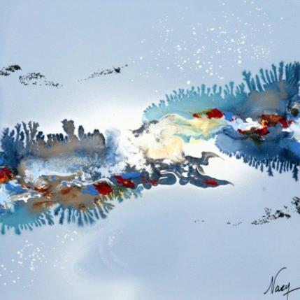 Peinture C2524 par Naen | Tableau Abstrait Acrylique, Encre Minimaliste