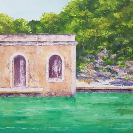 Peinture Mon refuge par Bessé Laurelle | Tableau Figuratif Huile Paysages