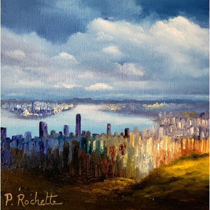 Painting Un rai de lumière by Rochette Patrice | Painting Figurative Oil Urban