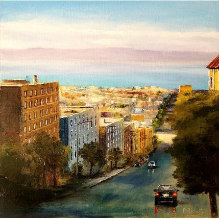 Gemälde La ville sur la baie von Rochette Patrice | Gemälde Figurativ Öl Urban