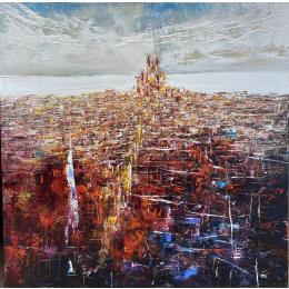 Painting New york by Reymond Pierre | Painting Figurative Oil Music