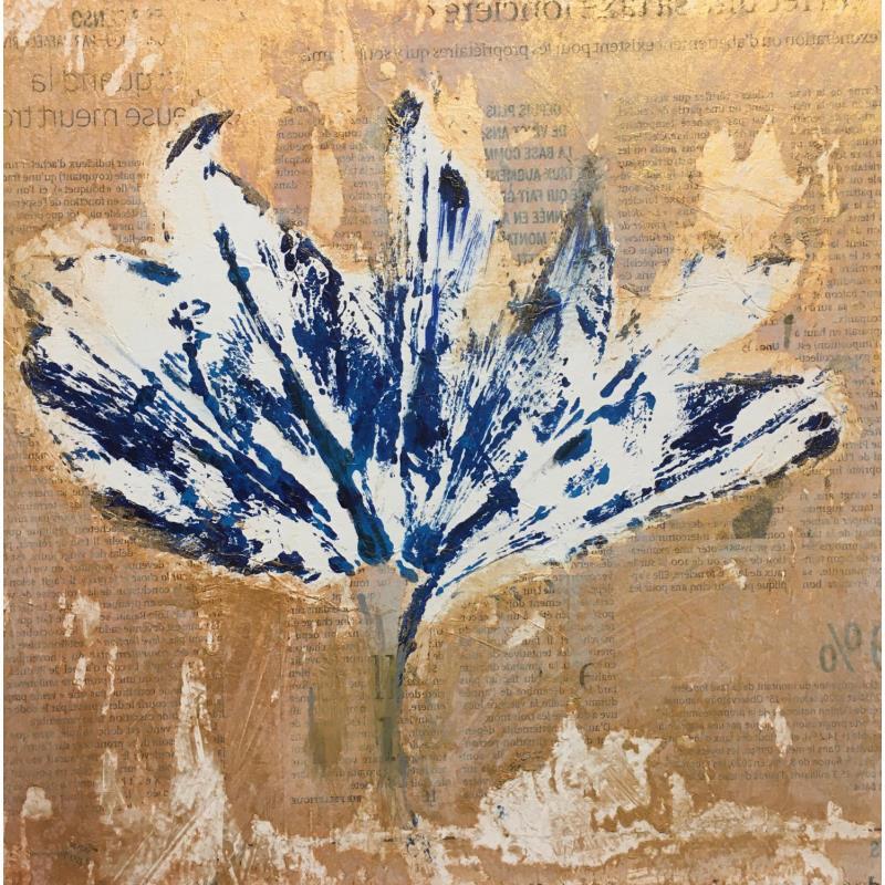 Painting Empreinte by Rocco Sophie | Painting Raw art Still-life Acrylic Gluing Sand