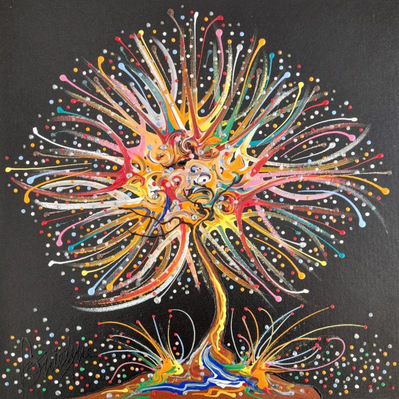 Peinture Cette nuit là par Fonteyne David | Tableau Figuratif Acrylique