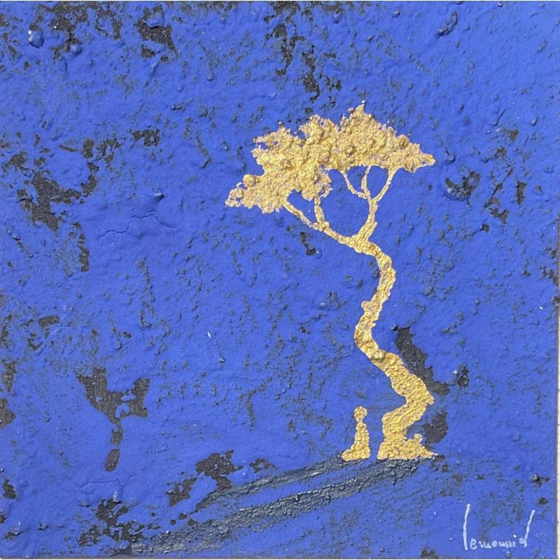 Peinture 5066 par Lemonnier  | Tableau Matiérisme Paysages Acrylique Zinc