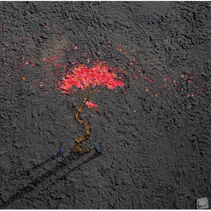 Peinture 5086 par Lemonnier  | Tableau Matiérisme Acrylique, Zinc Paysages