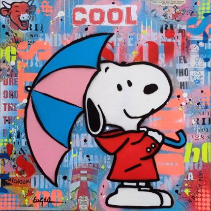 Gemälde COOL von Euger Philippe | Gemälde Pop-Art Acryl, Collage Pop-Ikonen