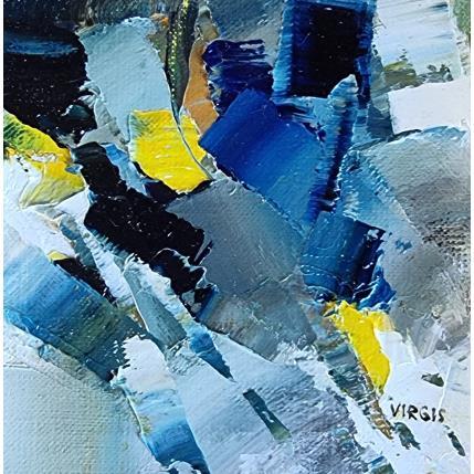 Peinture Flow par Virgis | Tableau Abstrait Huile Minimaliste