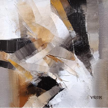 Peinture Among the shadows par Virgis | Tableau Abstrait Huile Minimaliste