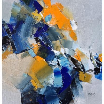 Peinture After the party par Virgis | Tableau Abstrait Huile Minimaliste