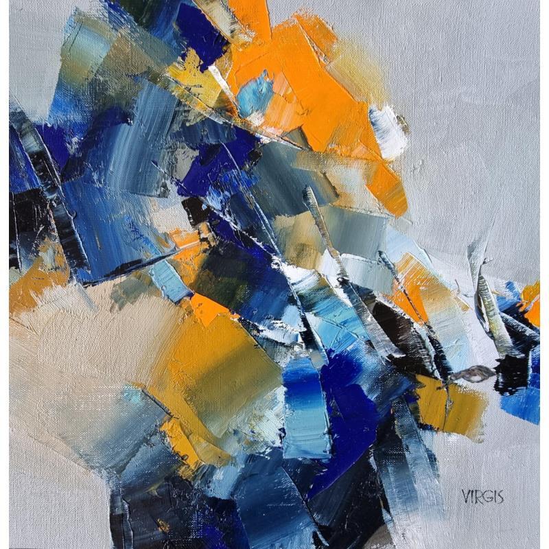 Peinture After the party par Virgis | Tableau Abstrait Minimaliste Huile