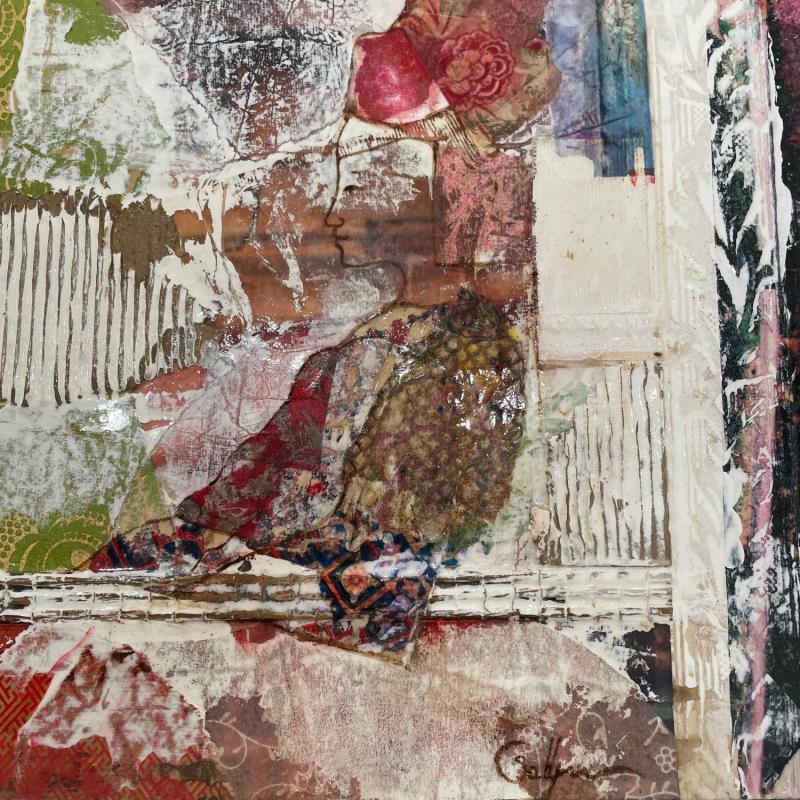 Peinture Kassandra par Sablyne | Tableau Art Singulier Portraits Acrylique