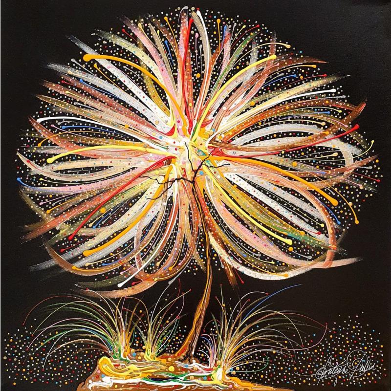 Painting Divine Lumière by Fonteyne David | Painting Figurative Minimalist Acrylic