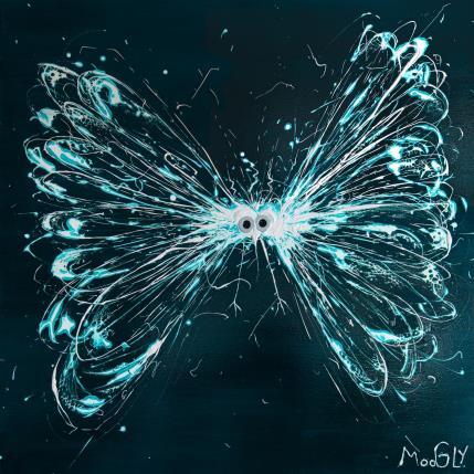 Peinture Hypnotisius par Moogly | Tableau Art Singulier Acrylique, Résine Animaux