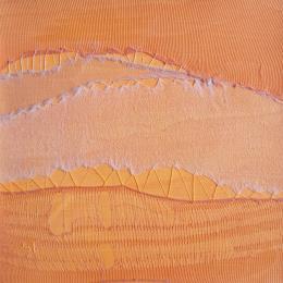 Peinture Crépuscule  #4 par Settimia Taroux | Tableau Abstrait Acrylique, Textile