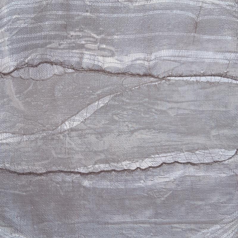 Peinture Empyrée # 3 par Settimia Taroux | Tableau Abstrait Minimaliste Acrylique Textile