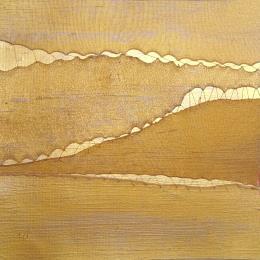 Peinture Empyrée # 7 par Settimia Taroux | Tableau Abstrait Acrylique, Textile Paysages