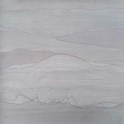 Peinture Contrée #  3 par Settimia Taroux | Tableau Abstrait Acrylique, Textile Paysages