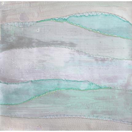 Peinture Ether # 11 par Settimia Taroux | Tableau Abstrait Acrylique, Textile Paysages