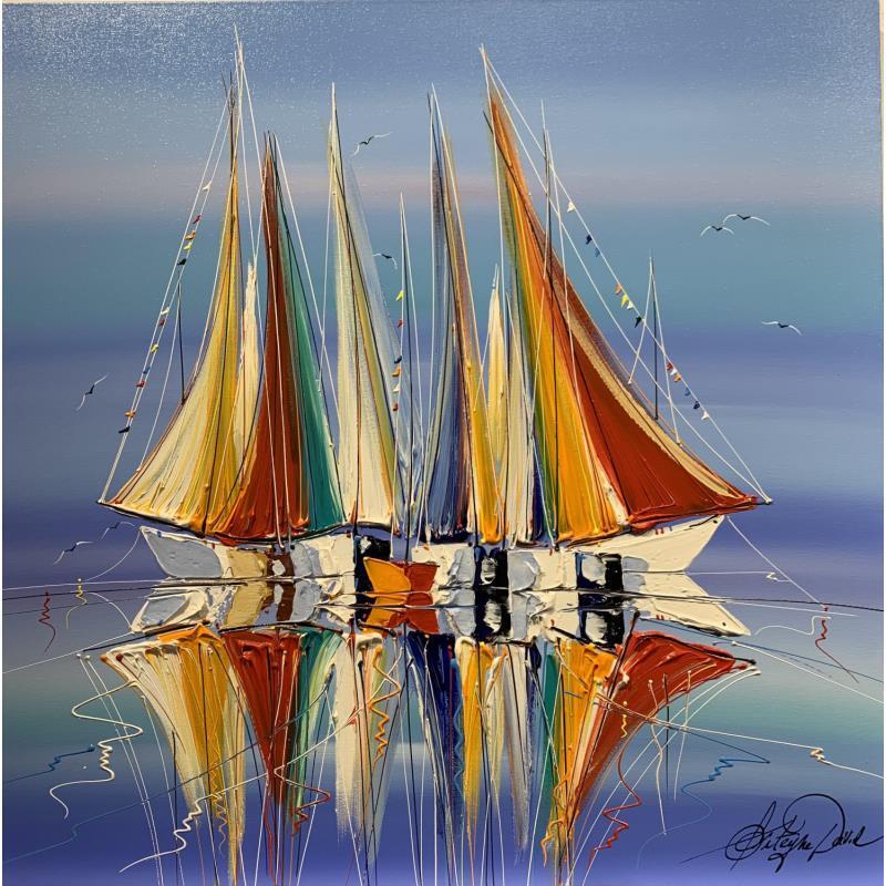 Painting Sacralisation maritime by Fonteyne David | Painting Figurative Acrylic