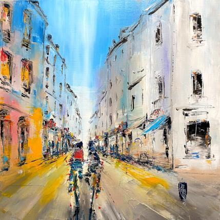 Painting Jour de Ville by Raffin Christian | Painting Figurative Oil Urban